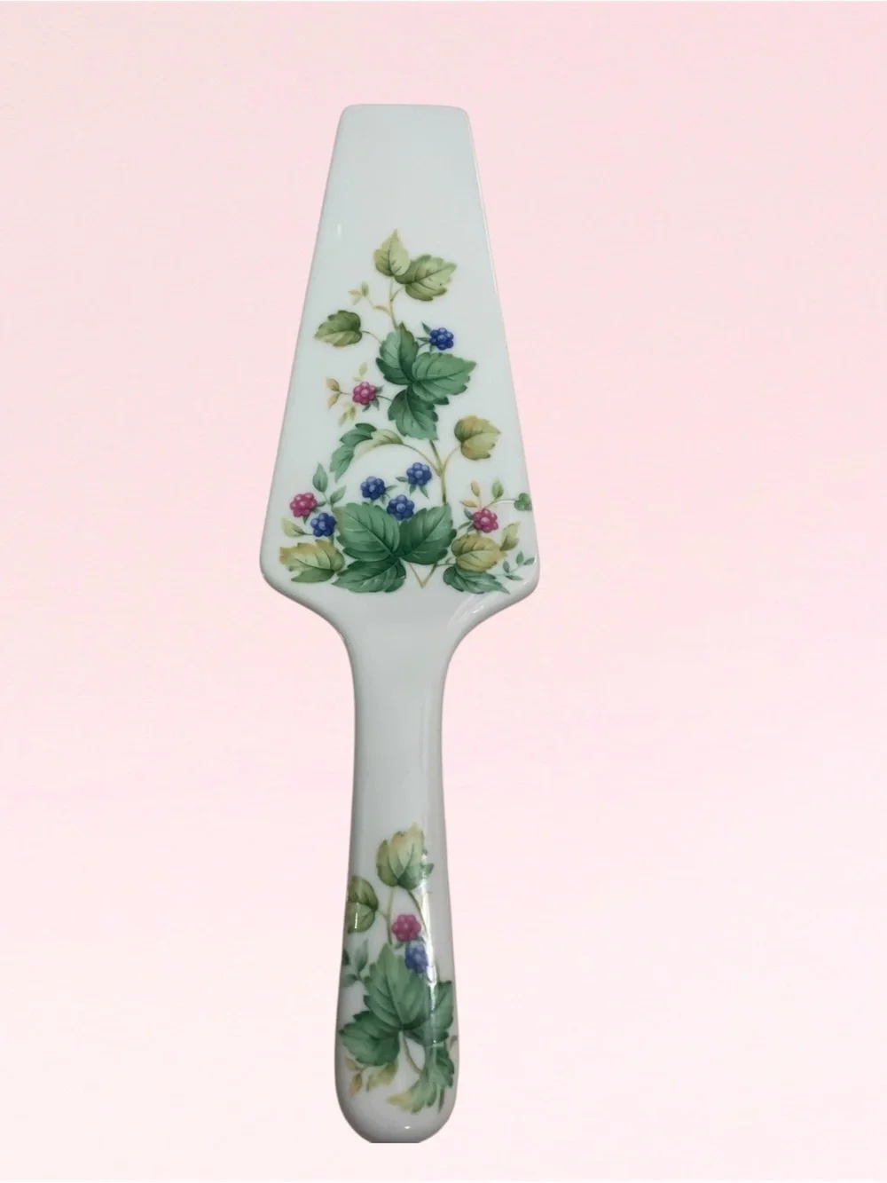 Vintage Christineholm plate and Andrea by Sadek porcelain pie server.